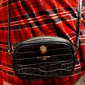Kurt Geiger Black Mini Crossbody Purse